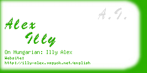alex illy business card